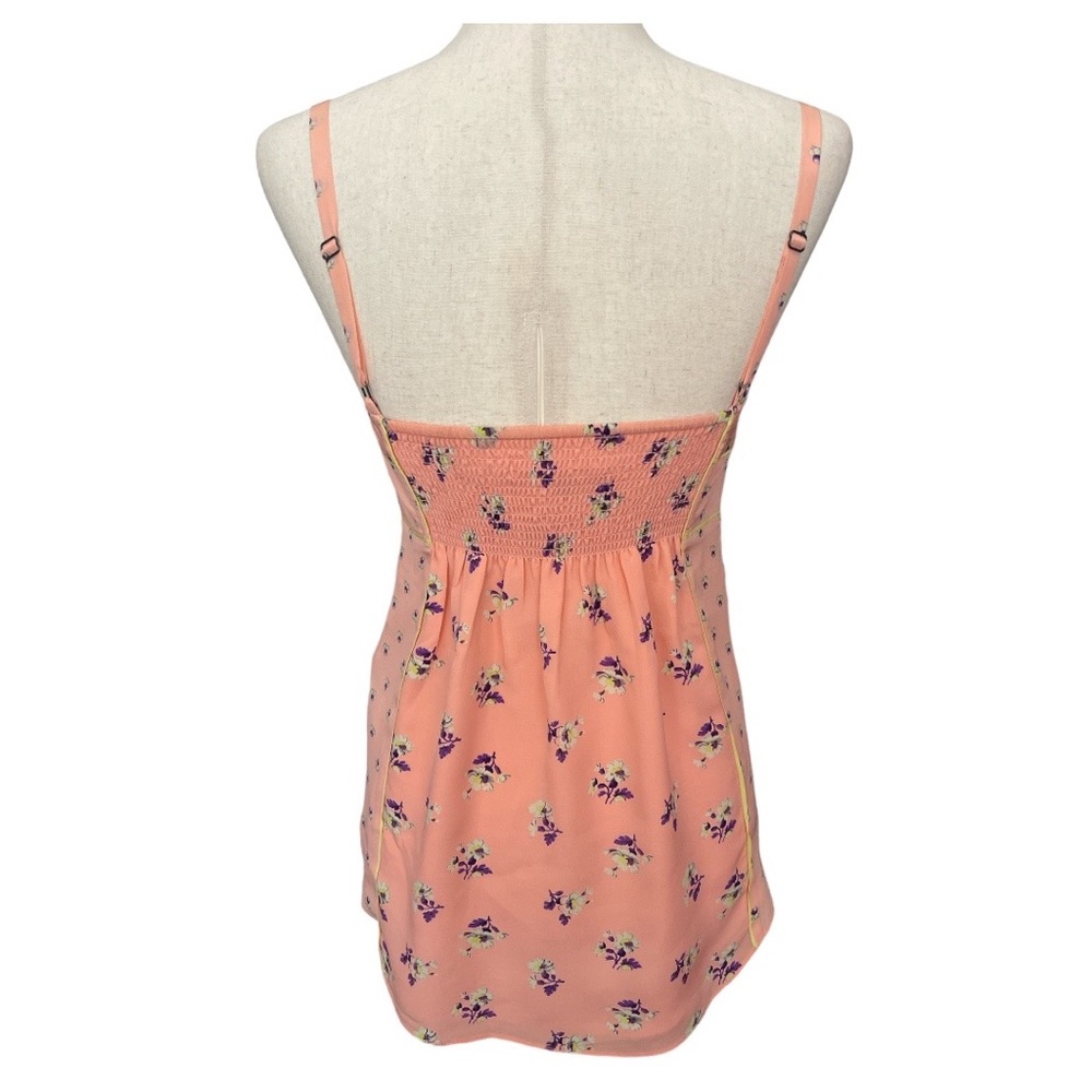 Rebecca Taylor Peach Corset Silk Strappy Top 4 - Picture 5 of 10